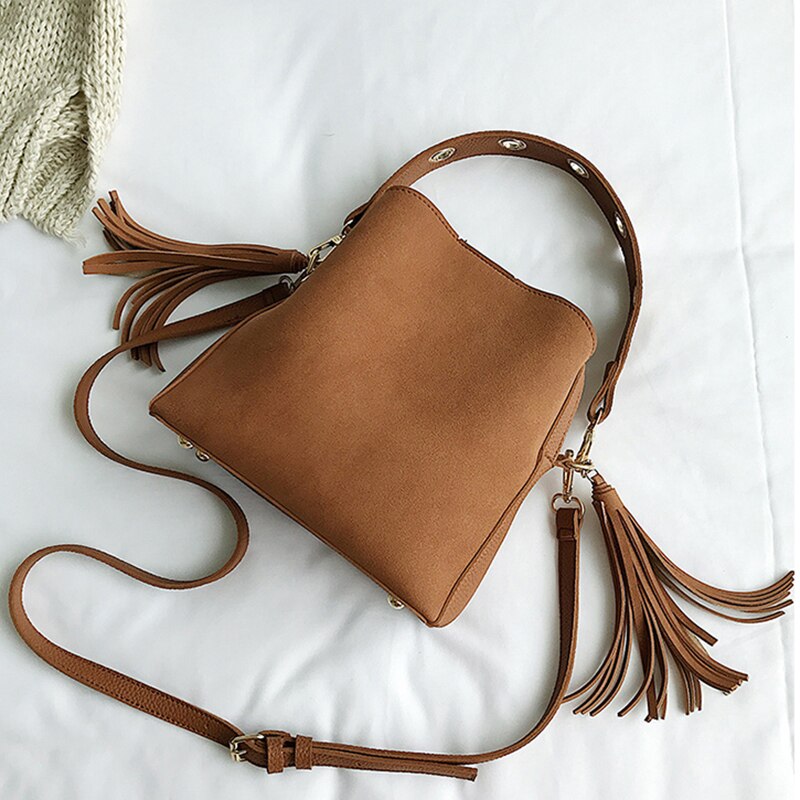 Sac à franges tendance camel