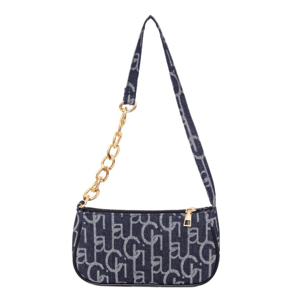 Sac en jean luxe noir