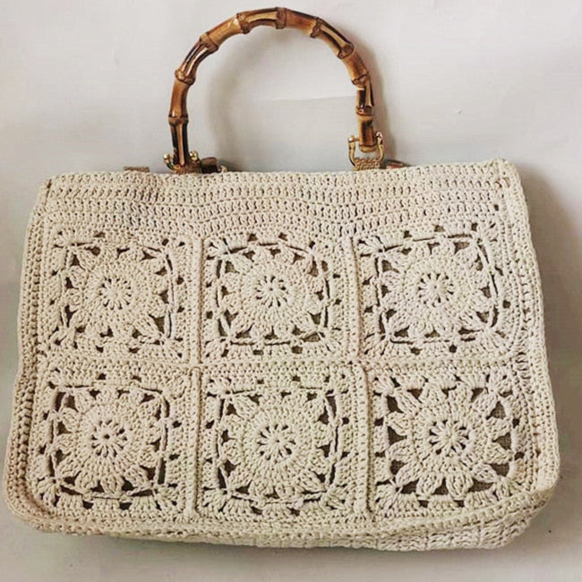 Sac en crochet bohème