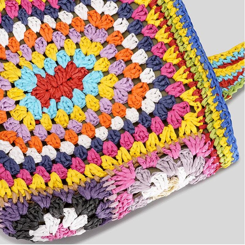 Sac en crochet luxe