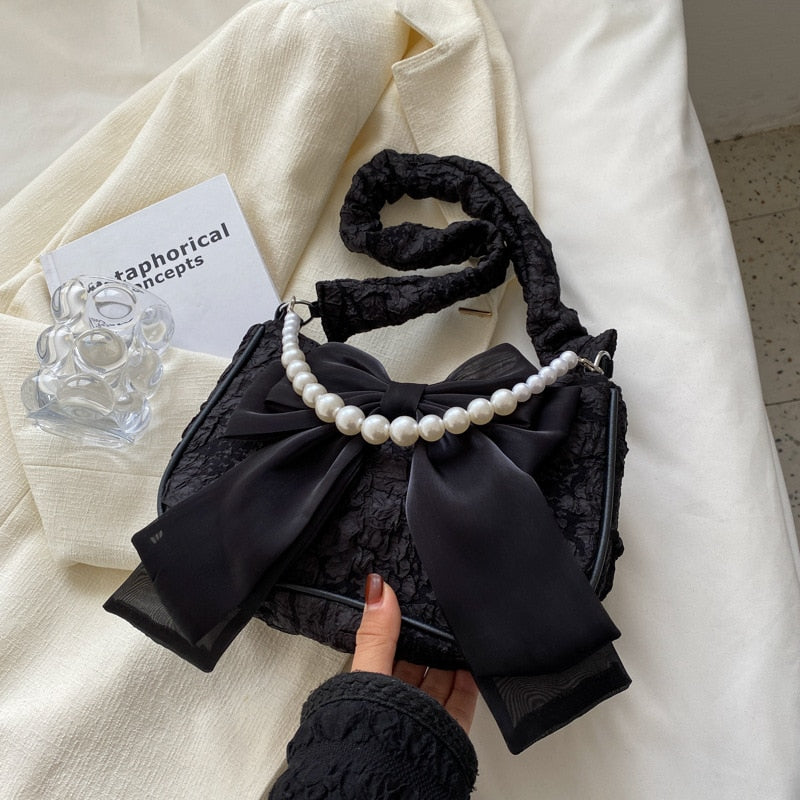 Sac en perle chic et élégant noir