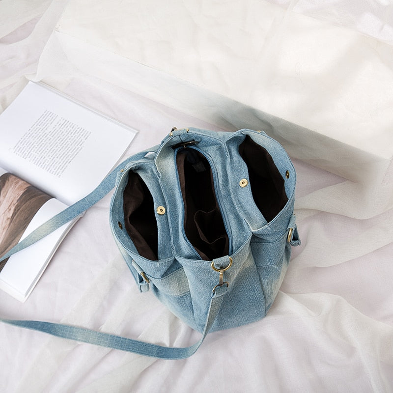 Sac besace en jean chic