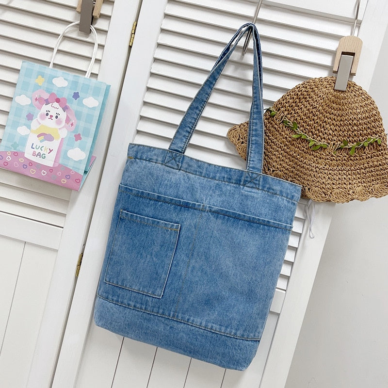 Sac cabas en jean élégant