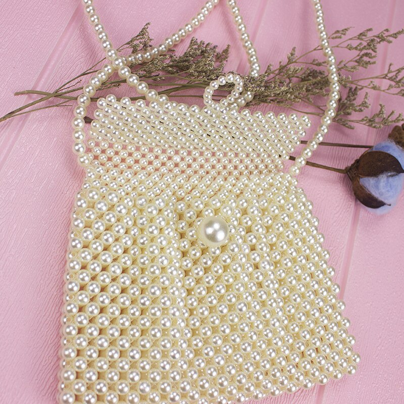 sac bandoulière perles grande taille