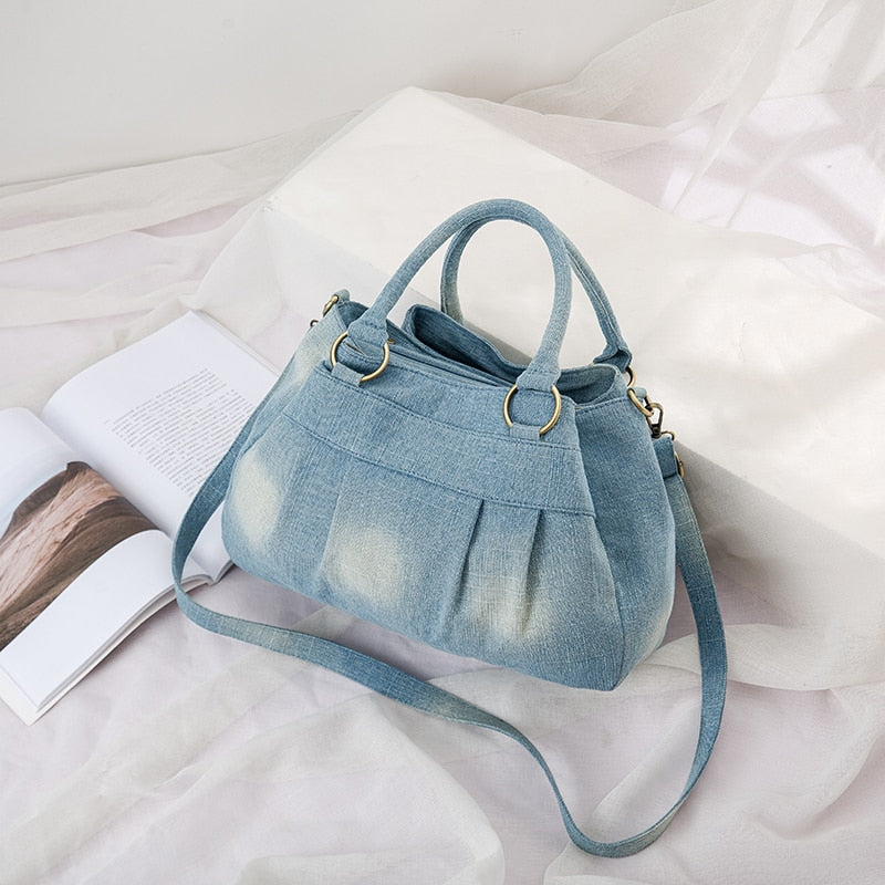 Sac besace en jean