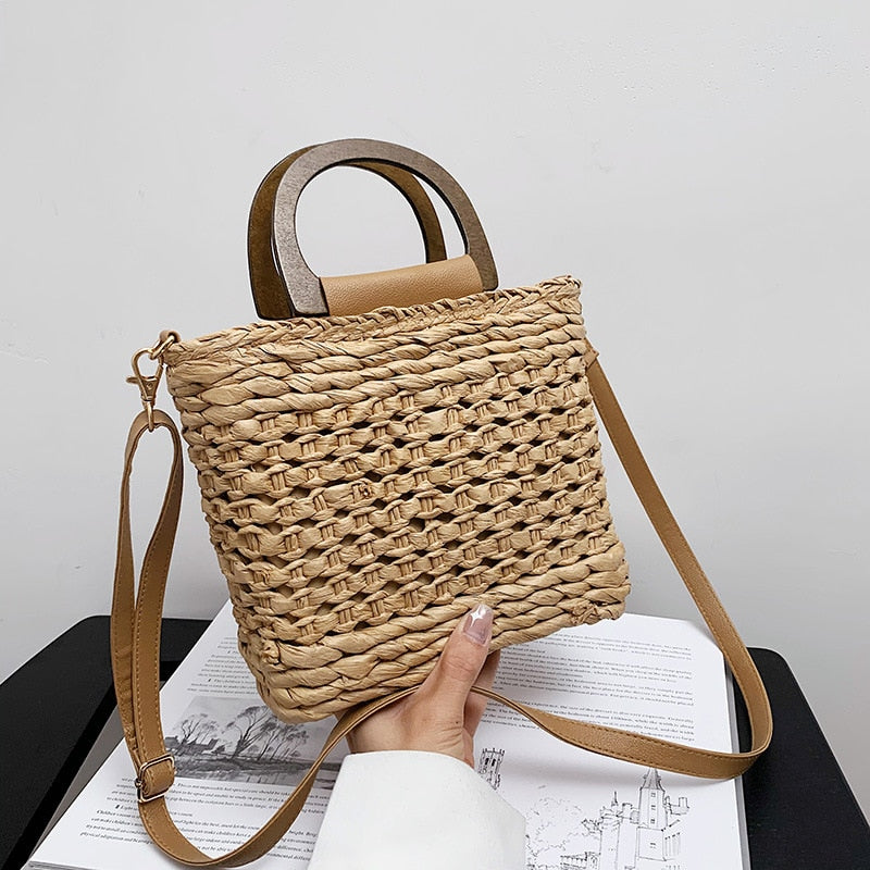 sac raphia crochet