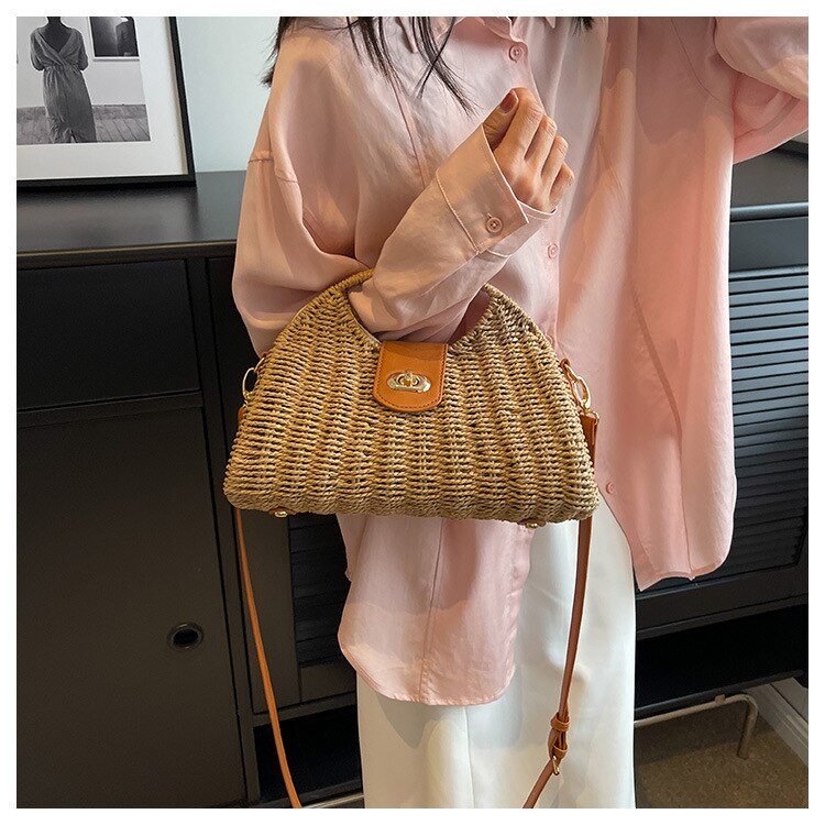 Sac en paille chic fashion