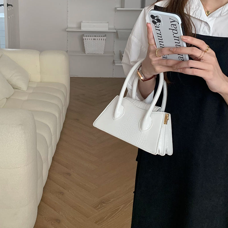 Small leather handbag