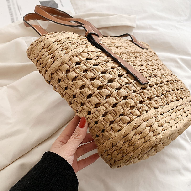 Sac de paille pour la plage résistant