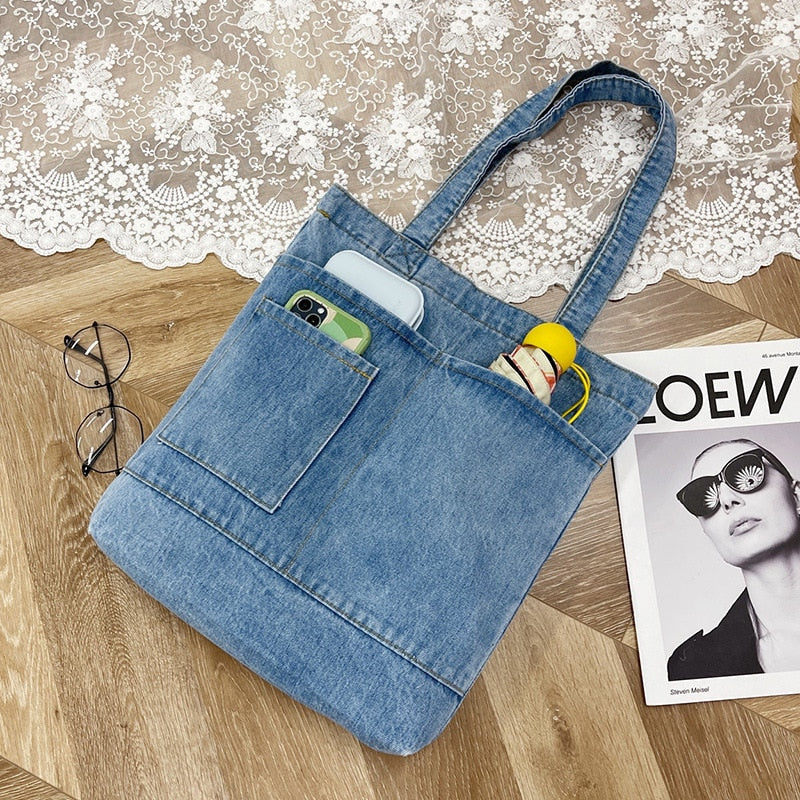 Sac cabas en jean