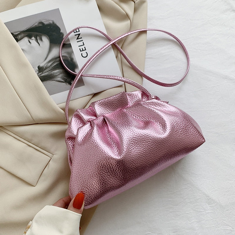Sac de soirée doré rose