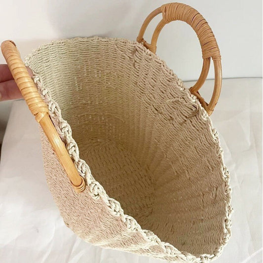 sac de plage paille chic