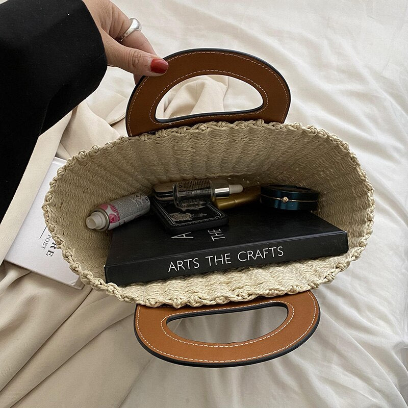Sac de plage cuir été