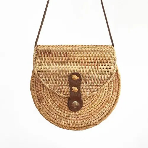 Sac Rond Doublure Fleur