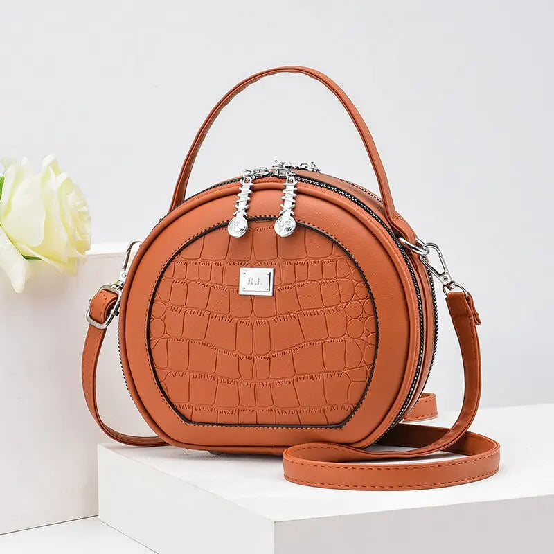 Sac Rond Tendance orange