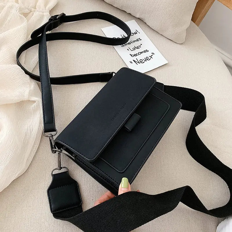 Sac à Bandoulière Simple pour Femme noir