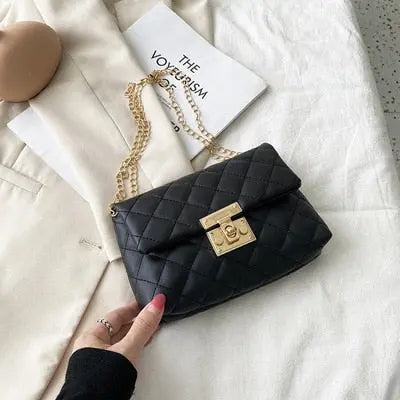 Sac à Bandoulière en Cuir noir