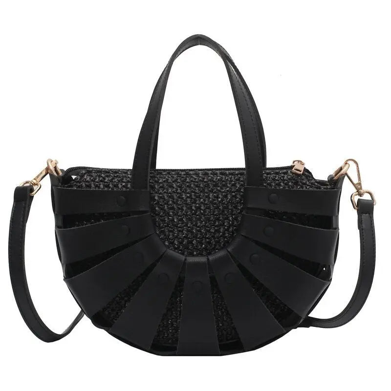 Sac à main rond Divina noir