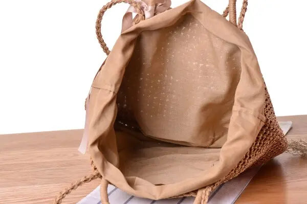 Sac de Plage en Rotin été