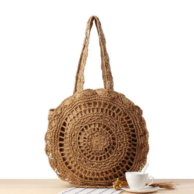 Sac en Paille de Plage Femme paille
