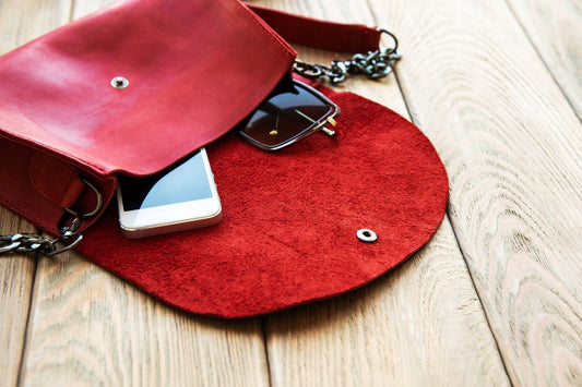 sac rond cuir