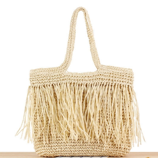 Sac de plage à franges 