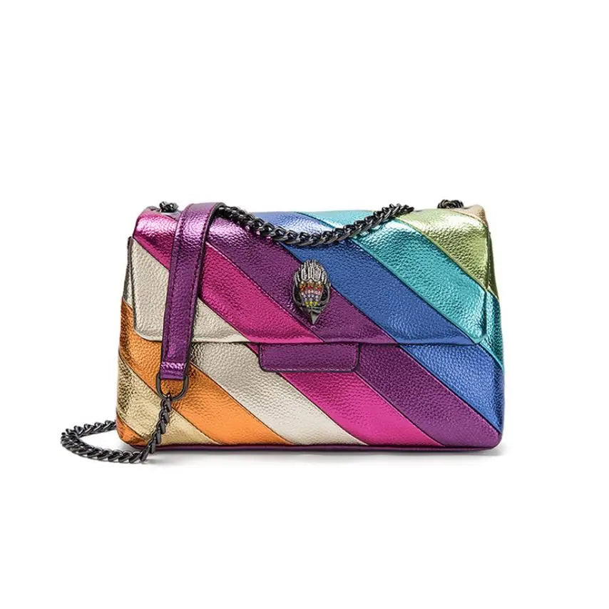 Sac tête aigle multicolore bandoulière 