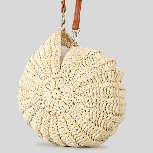 Sac tressé coquillage 