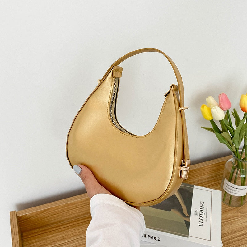 Sac de soirée tendance femme or