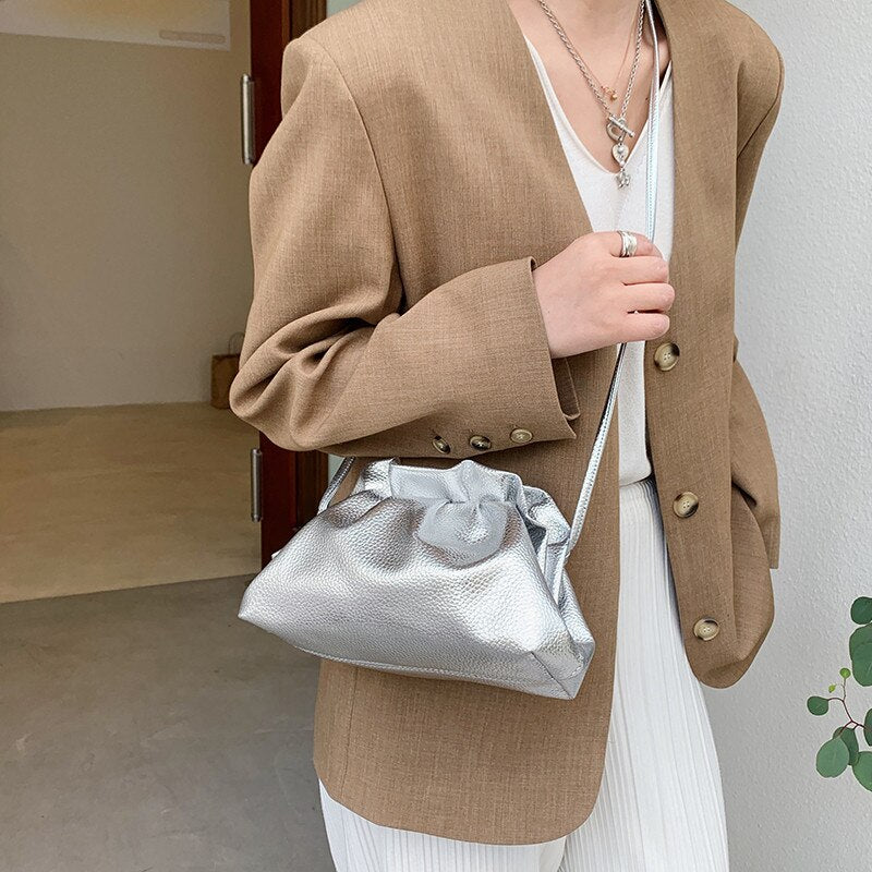 Sac de soirée doré argent