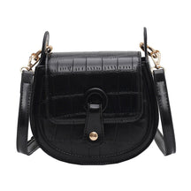 Sac cuir cross body noir