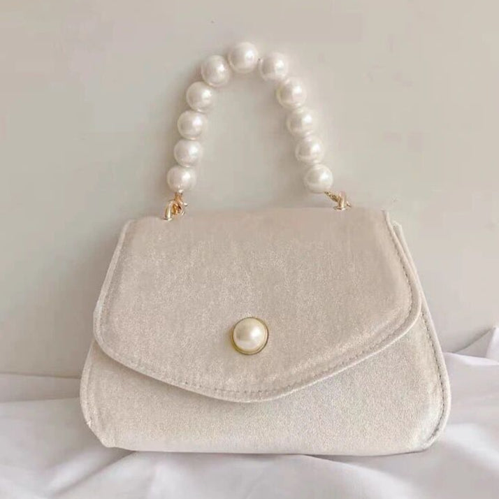 Mini sac de soirée anse perle