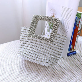 Sac perle mini cabas tendance