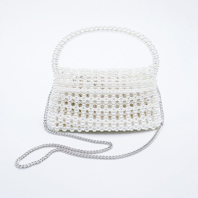 Sac à main perles femme