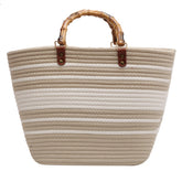 Sac de plage femme paille beige