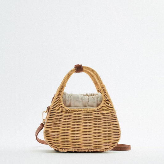Petit sac en paille chic