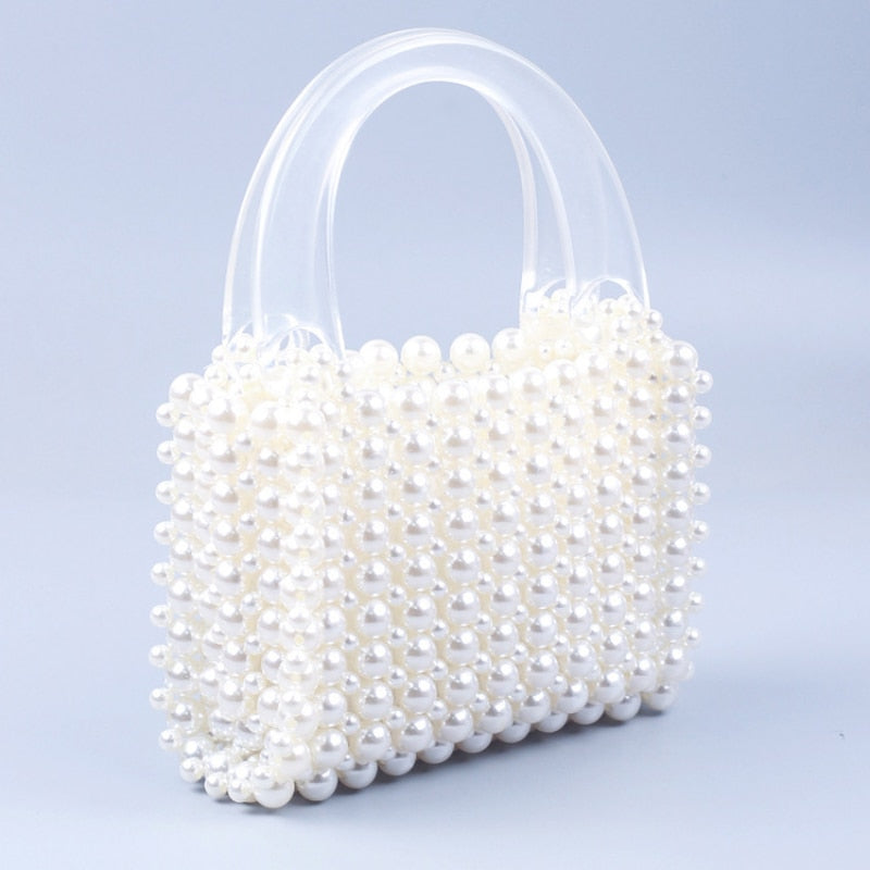 Sac perle blanche