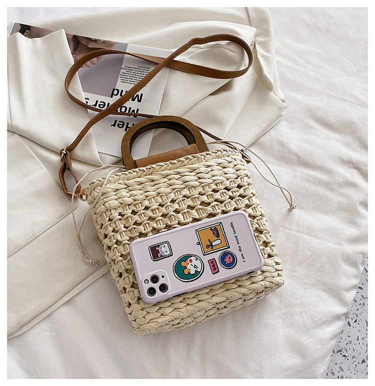 sac raphia crochet chic