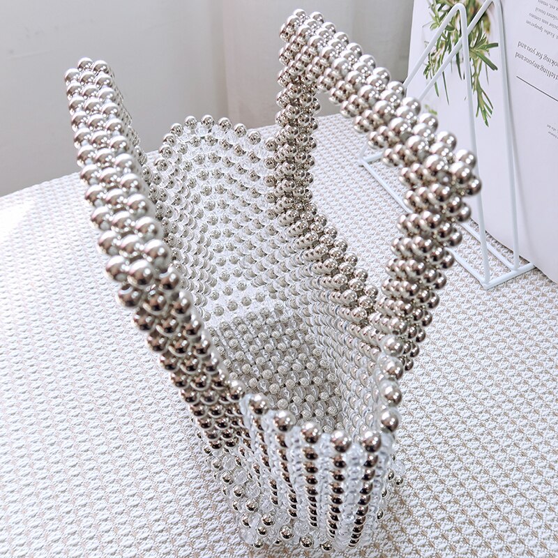 Sac perle mini cabas femme