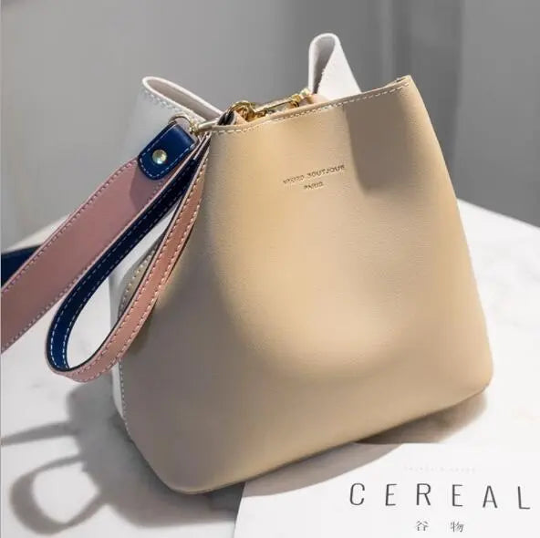 Sac Cuir à Bandoulière khaki