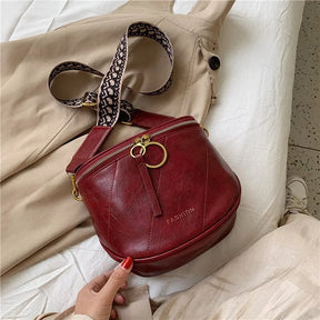 Sac Rond Cuir Fashion tendance