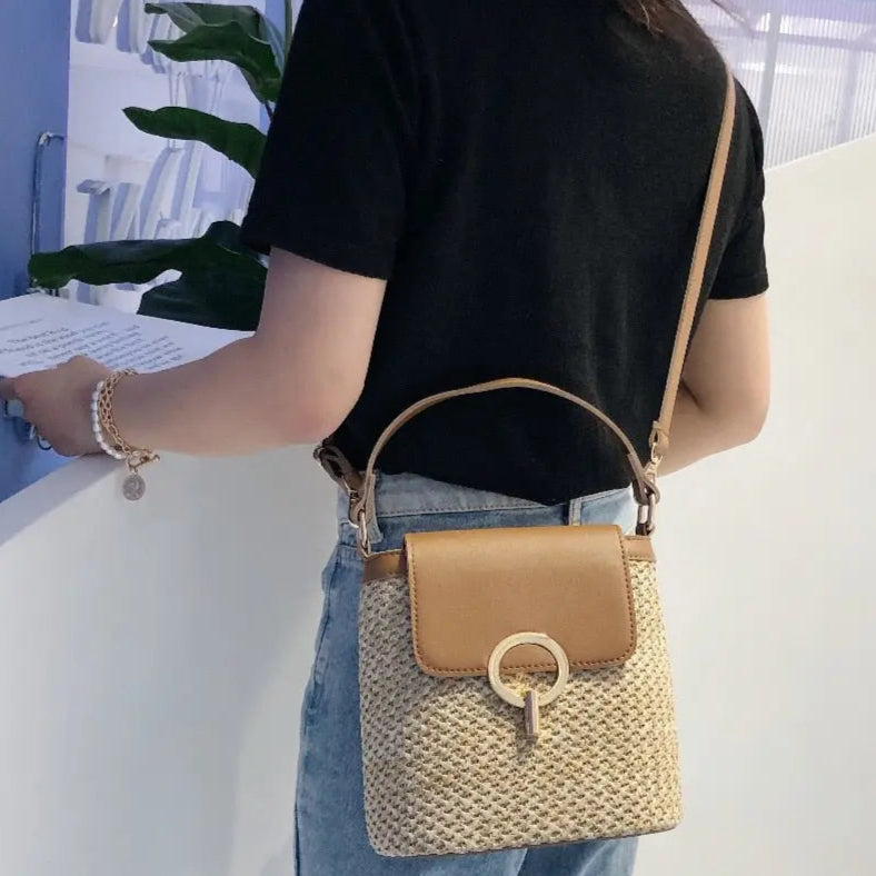 Sac à Bandoulière Paille cross body