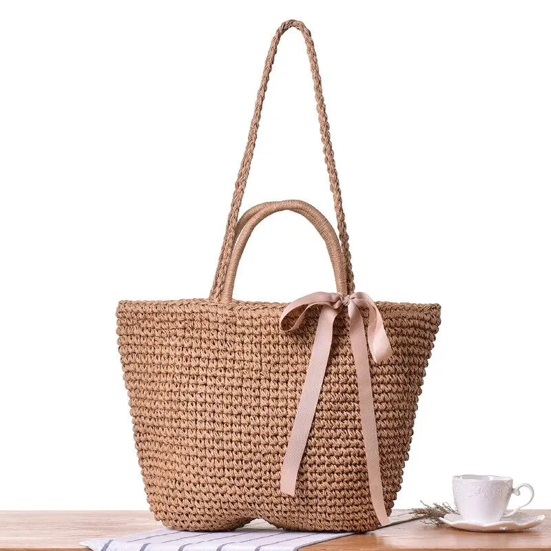 Sac de Plage en Rotin