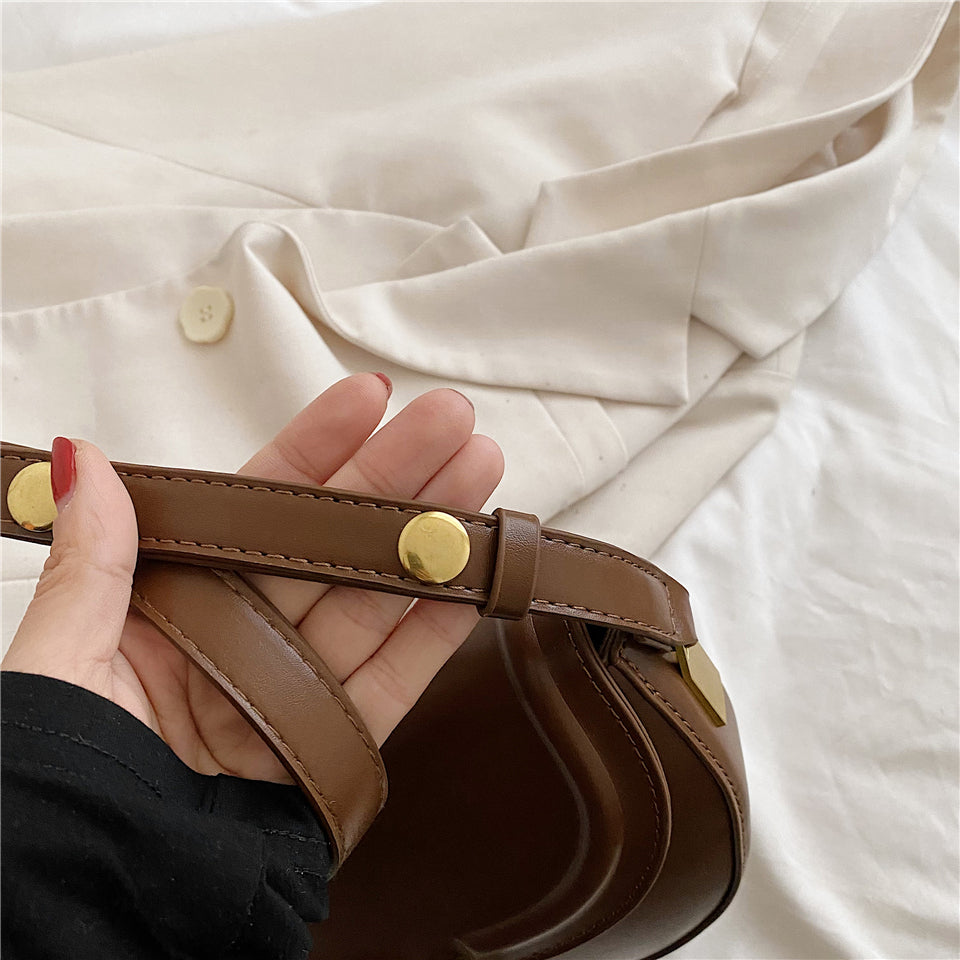 Sac demi lune cuir tendance