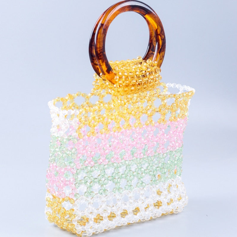 Mini sac perle multi-color 