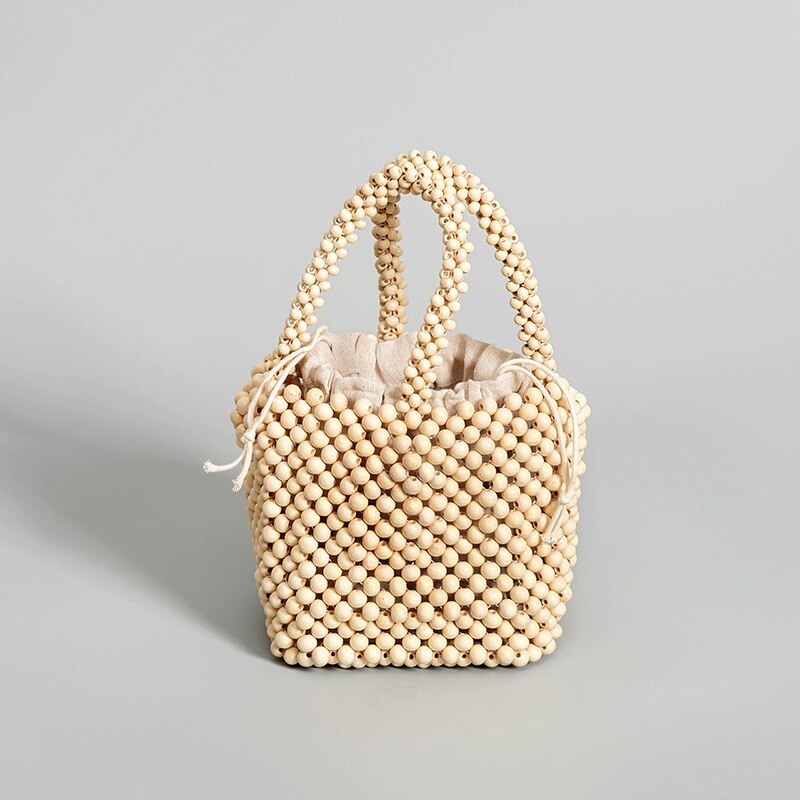 Sac perle en bois