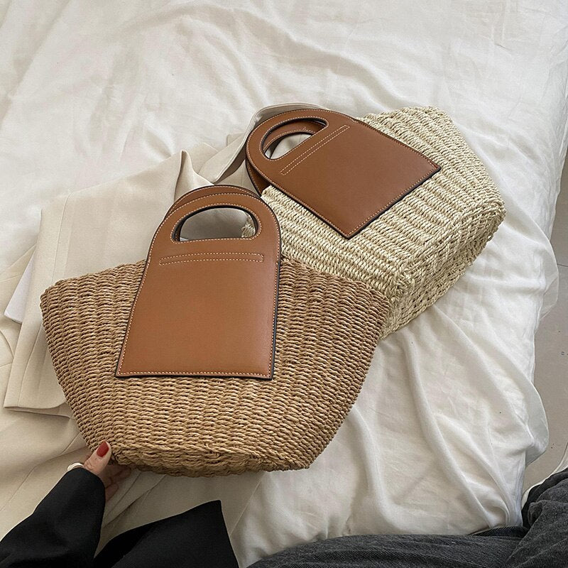 Sac de plage cuir